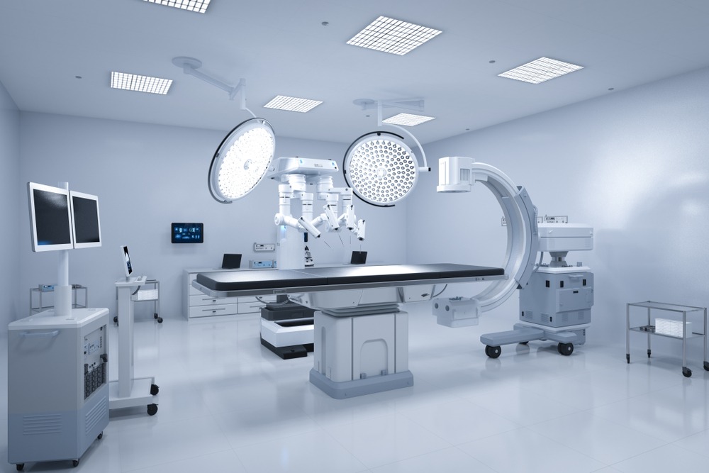 3d,Rendering,C arm,Scan,Machine,With,Surgery,Robot