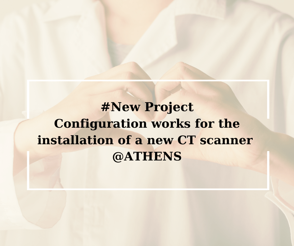 configuration works for the installation of a CT scanner